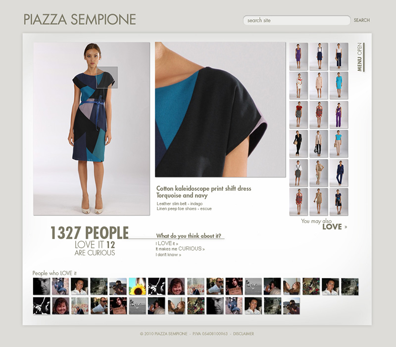 Piazza Sempione - Website