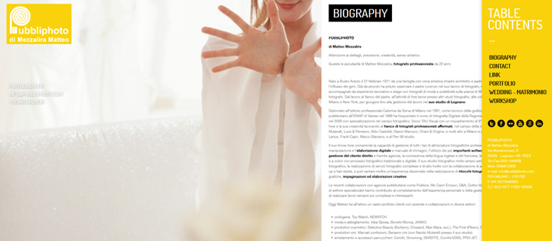 Pubbliphto - Wordpress website